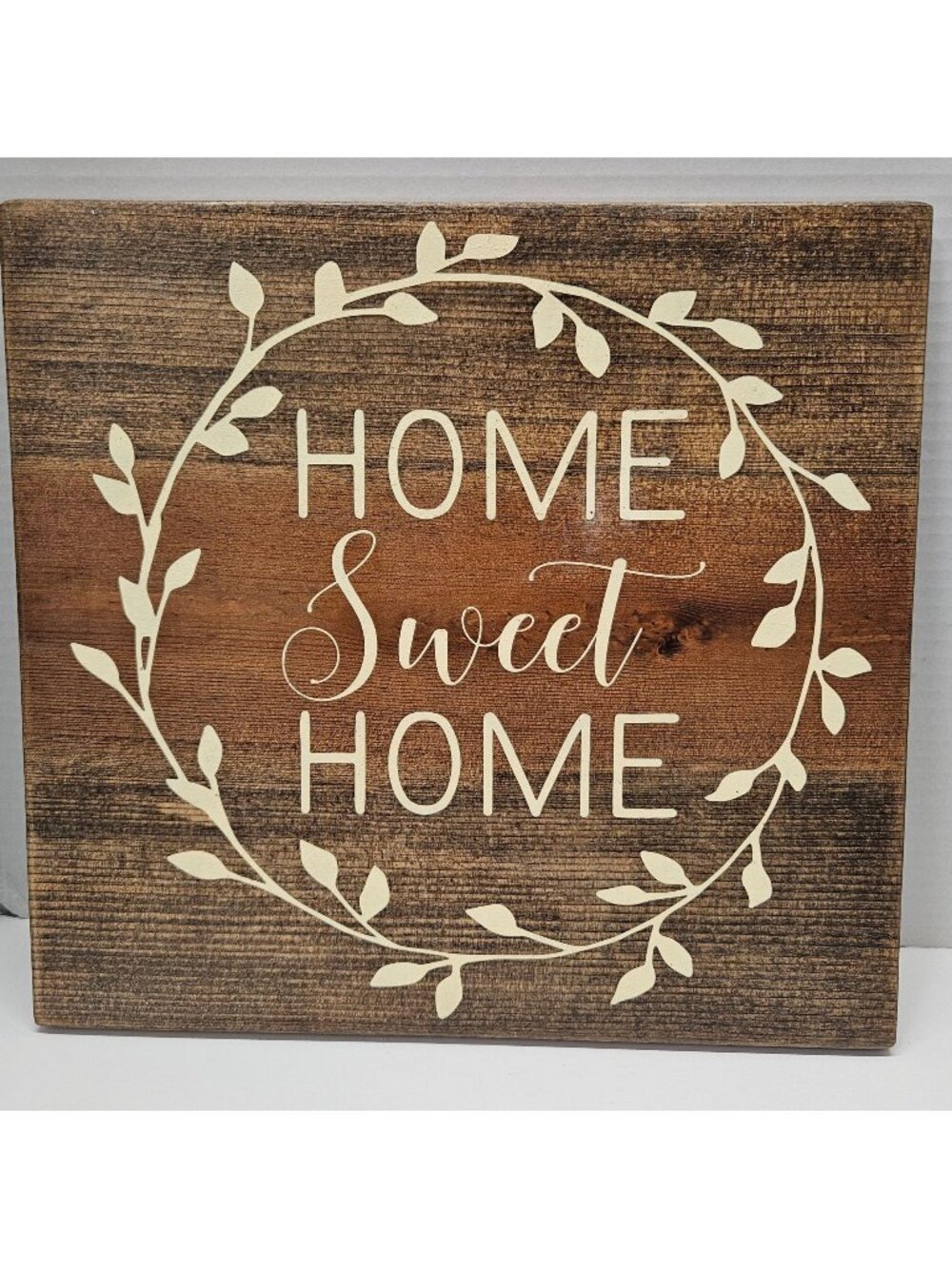 Rustic Home Sweet Home Wooden Farmhouse Wall Tabletop Decor Sign 12”